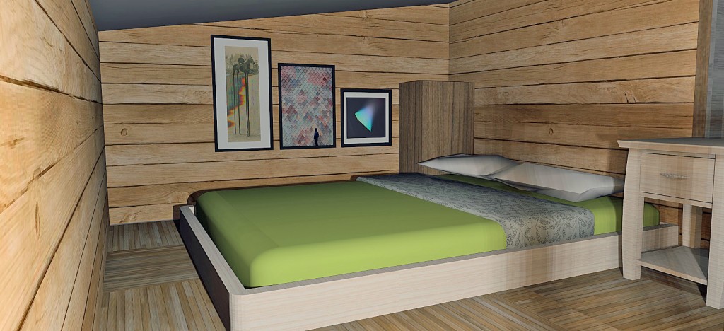 mezzanine tiny house lumbec gatineau 